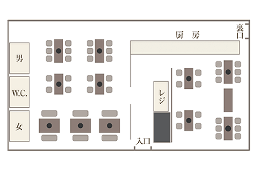 福崎店店内見取り図