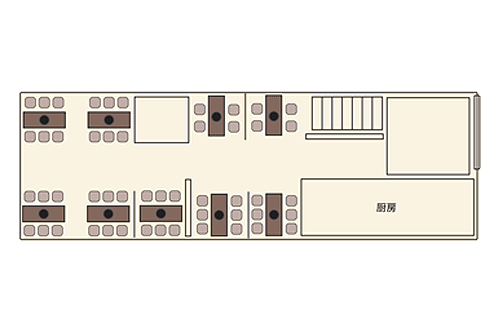 福山駅前店店内見取り図